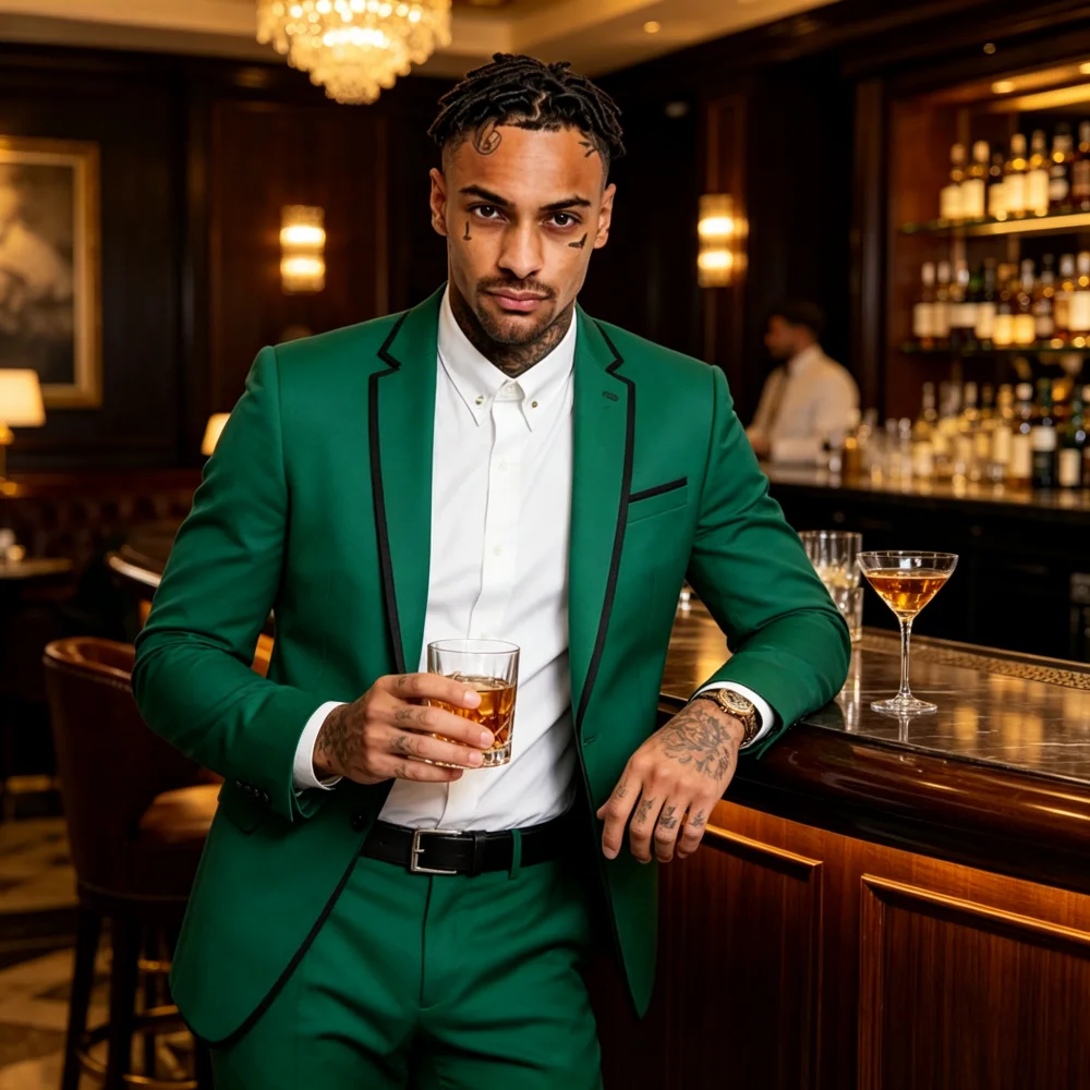 Classic Men's Single-Button Terno Formal Suit Slim Fit Wedding Groomsmen Smoking Casual Business 2-Piece Set Jacket And Pants
Classic Men's Single-Button Terno Formal Suit Slim Fit Wedding Groomsmen Smoking Casual Business 2-Piece Set Jacket And Pants