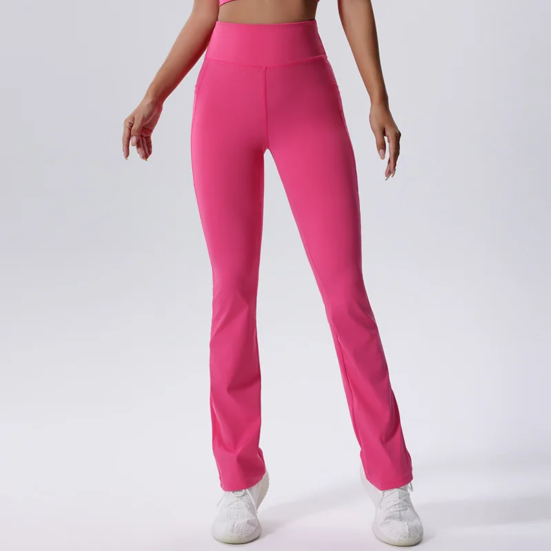 Women’s High Waist Yoga Pants with Side Pockets, Solid Color Wide Leg Flared Trousers, Super Stretch Breathable Gym Workout
Women’s High Waist Yoga Pants with Side Pockets, Solid Color Wide Leg Flared Trousers, Super Stretch Breathable Gym Workout