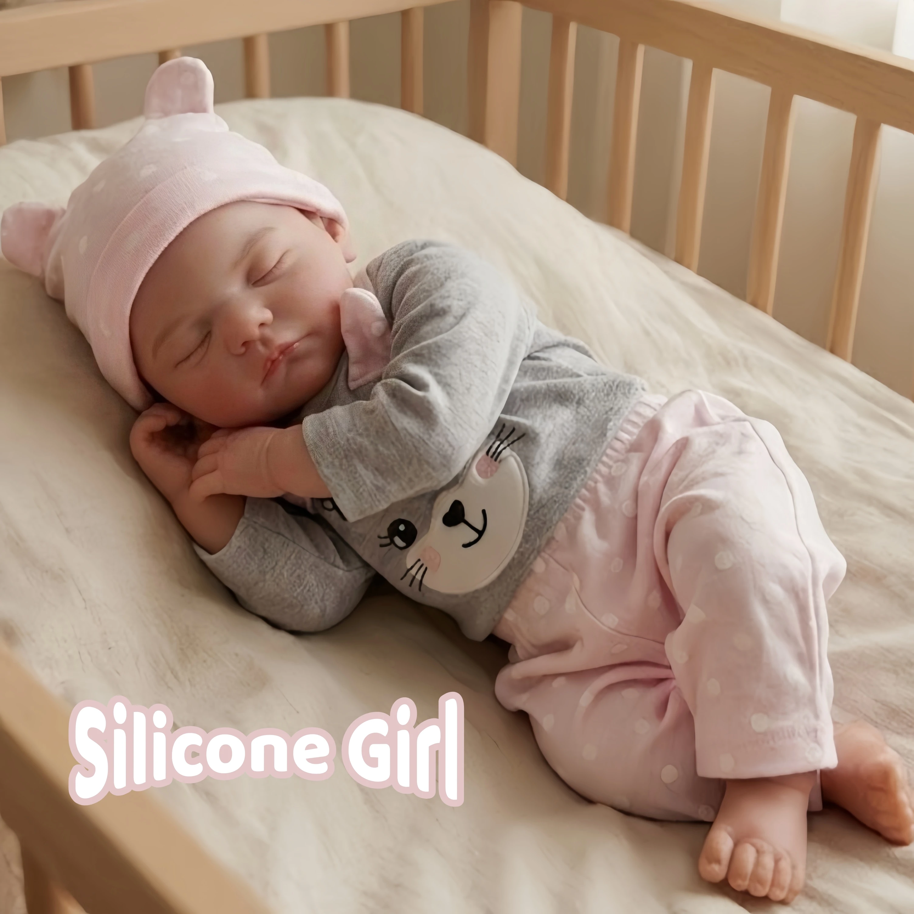 18 Inch Open Mouth Soft Silicone Reborn Girl Sam, Hand Painted Realistic Skin, Ideal Birthday Gift Bebe Reborn De Silicona
18 Inch Open Mouth Soft Silicone Reborn Girl Sam, Hand Painted Realistic Skin, Ideal Birthday Gift Bebe Reborn De Silicona
