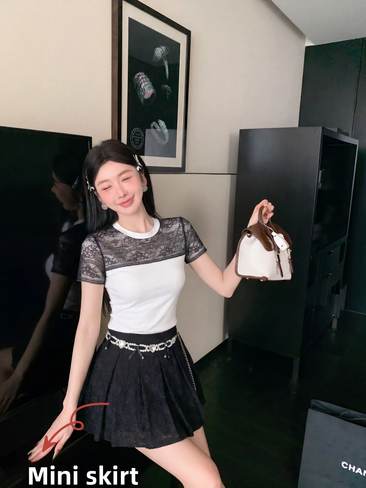 Sweet Style Embroidered Pleated Skirt High Waist A-Line Summer Lightweight Elegant Slimming Women's Polyester Fiber Skirt
Sweet Style Embroidered Pleated Skirt High Waist A-Line Summer Lightweight Elegant Slimming Women's Polyester Fiber Skirt