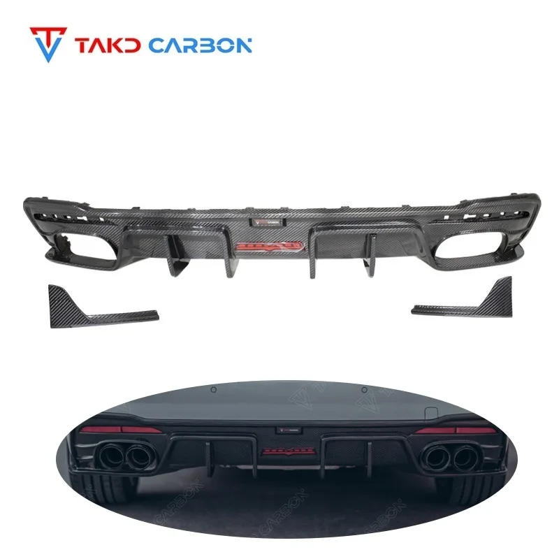 High Quality Dry Carbon Fiber Rear Diffuser Lips Rear Bumper Splitter For Audi A4 S4 B9 PA 2020-2023
High Quality Dry Carbon Fiber Rear Diffuser Lips Rear Bumper Splitter For Audi A4 S4 B9 PA 2020-2023