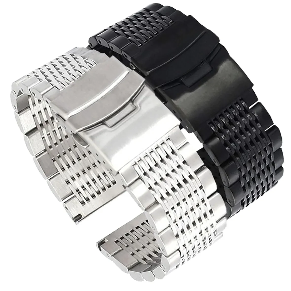 HQ Stainless Steel Strap 20mm22mm Diving Waterproof Black Watch Band For Seiko Samsung Tissot Watch Accessories Watchband
HQ Stainless Steel Strap 20mm22mm Diving Waterproof Black Watch Band For Seiko Samsung Tissot Watch Accessories Watchband