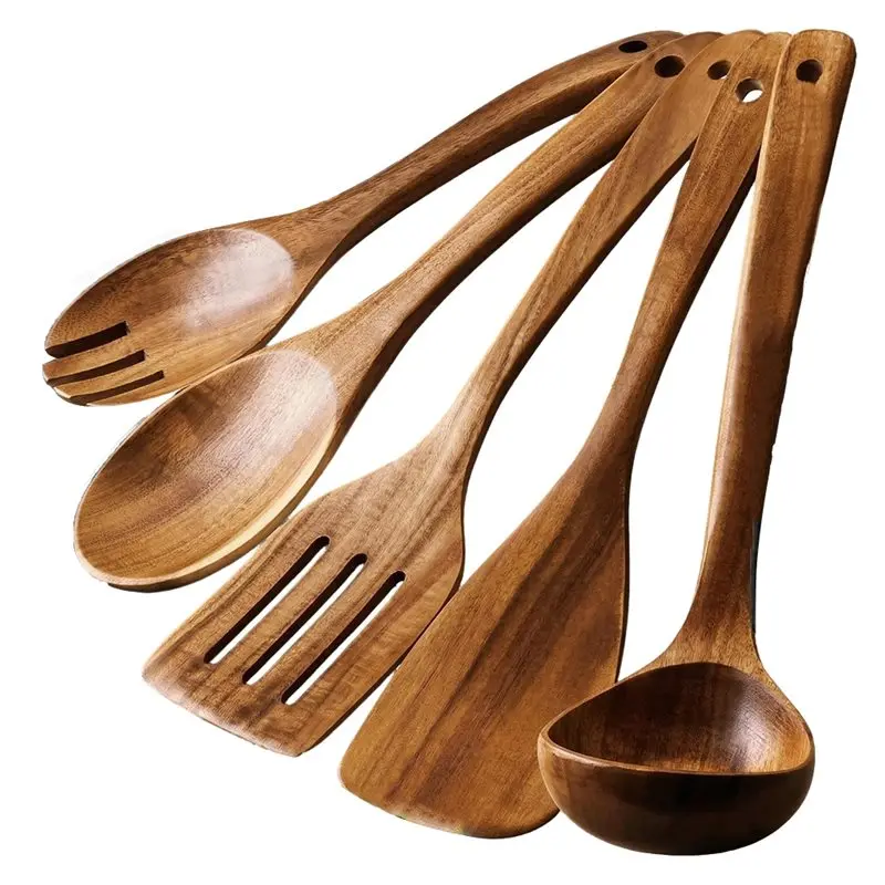 Fresh Wooden Kitchen Spoon 5-Piece Set Includes Spatula, Spatula Separator, Fork, Serving Spoon- Non-Stick Comfort
Fresh Wooden Kitchen Spoon 5-Piece Set Includes Spatula, Spatula Separator, Fork, Serving Spoon- Non-Stick Comfort