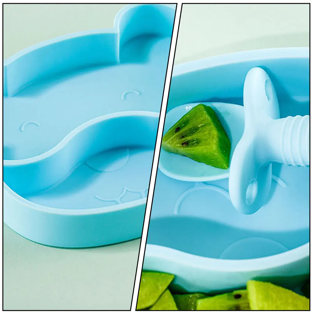 Silicone Children Set Baby Dinner Plate Food Blue Baby Compartment Plate Bowls Cartoon Bear Durable Safe Portable
Silicone Children Set Baby Dinner Plate Food Blue Baby Compartment Plate Bowls Cartoon Bear Durable Safe Portable