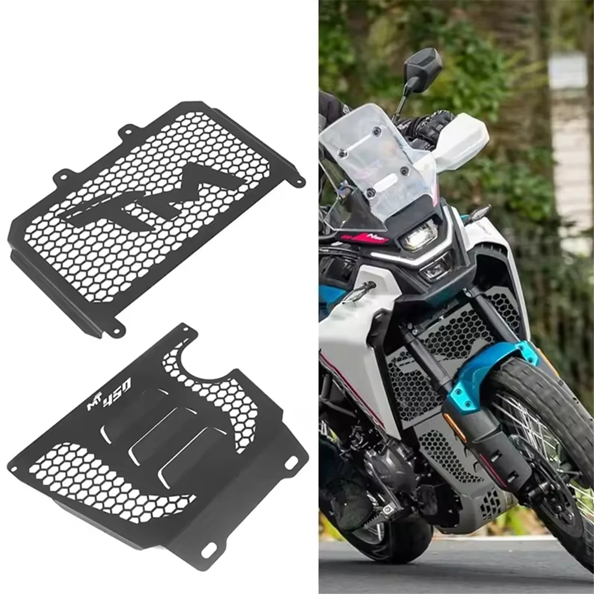 Ingenious Motorcycle Engine Water Tank Radiator Grill Oil Cooler Guard Protection Cover for CFMOTO 450MT MT450 2023-UP Durable
Ingenious Motorcycle Engine Water Tank Radiator Grill Oil Cooler Guard Protection Cover for CFMOTO 450MT MT450 2023-UP Durable