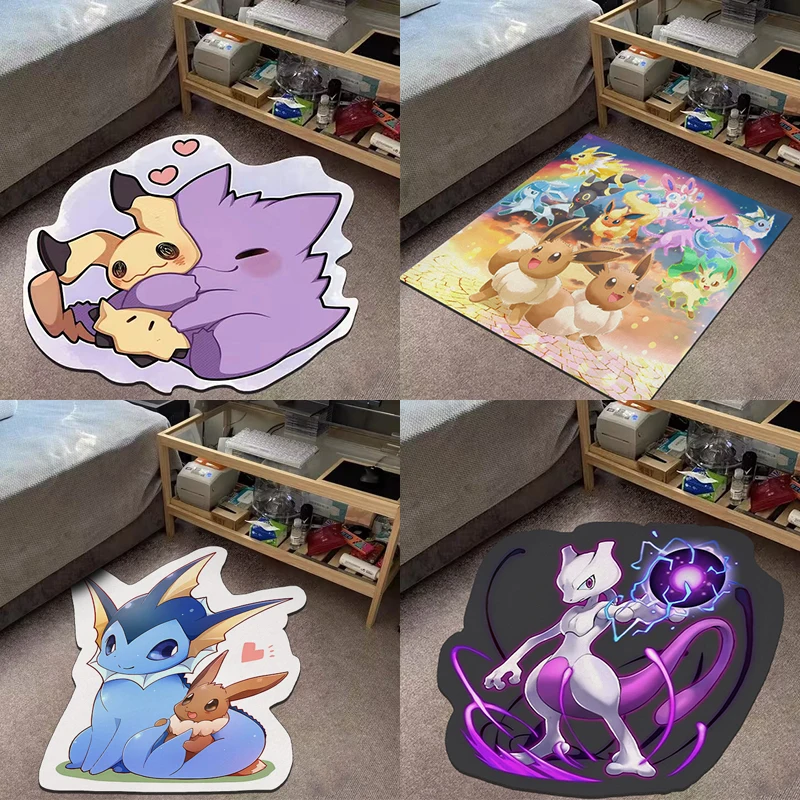 Pokemon Gengar Eevee Mewtwo Cushion Anime Non-slip Kawaii Cartoon Cashmere Carpet Bathroom Mat Vaporeon Christmas Gift Toys
Pokemon Gengar Eevee Mewtwo Cushion Anime Non-slip Kawaii Cartoon Cashmere Carpet Bathroom Mat Vaporeon Christmas Gift Toys
