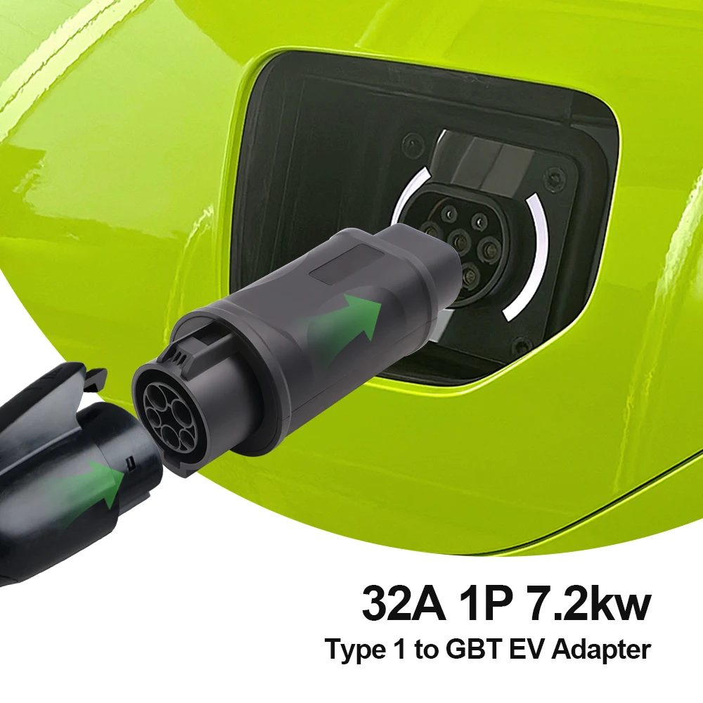 Chiefleed Type 1 to GBT EV Charger Adaptor 16A 32A for EVSE Charging SAE J1772 To China Standard EV Charger Converter Adapte
Chiefleed Type 1 to GBT EV Charger Adaptor 16A 32A for EVSE Charging SAE J1772 To China Standard EV Charger Converter Adapte