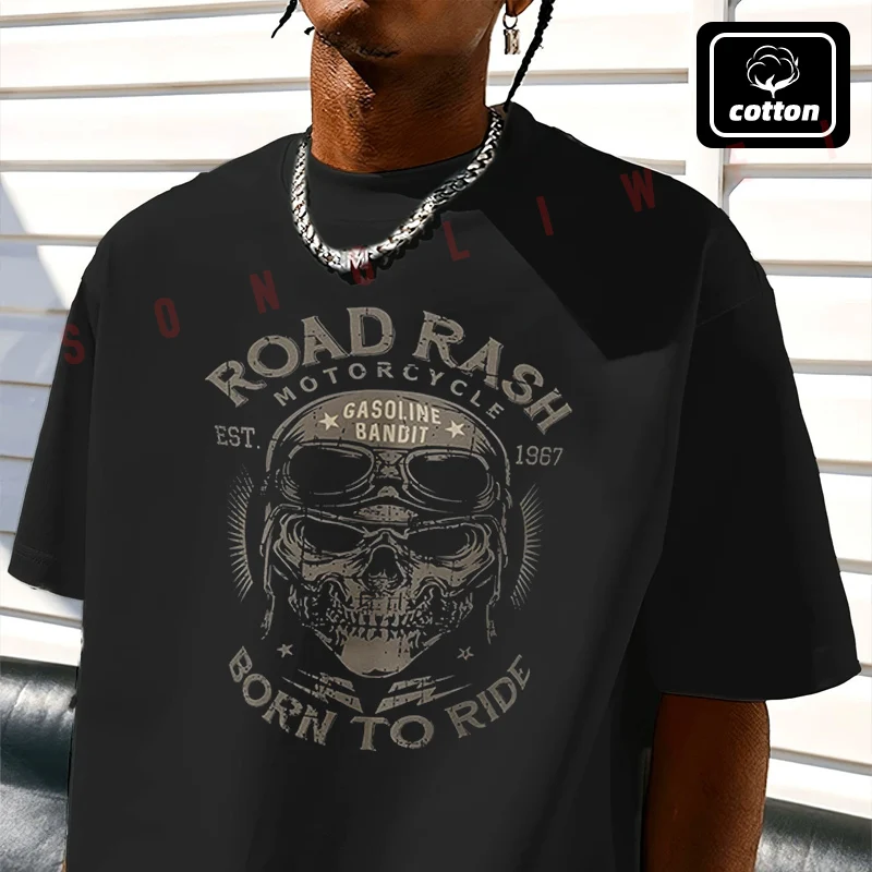 Gasoline Bandit Original Biker Racer Moto T-Shirt Vintage Cotton Plain Mens Funny T Shirts Casual Harajuku Clothes
Gasoline Bandit Original Biker Racer Moto T-Shirt Vintage Cotton Plain Mens Funny T Shirts Casual Harajuku Clothes