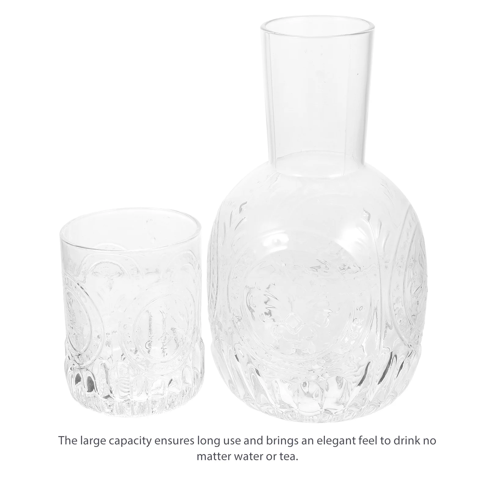 1Set Classic Glass Water Bottle Kettle Multi-Purpose Tea Juice Container Home Accessory Large Volume Gift Idea
1Set Classic Glass Water Bottle Kettle Multi-Purpose Tea Juice Container Home Accessory Large Volume Gift Idea