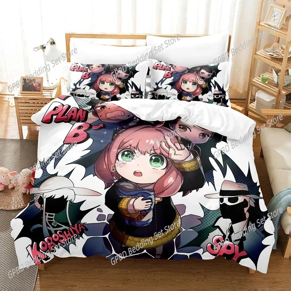 New SPY×FAMILY Bedding Set For Bedroom Soft Modern Bedspreads Comefortable Kids Duvet Cover Quilt Cover And Pillowcase
New SPY×FAMILY Bedding Set For Bedroom Soft Modern Bedspreads Comefortable Kids Duvet Cover Quilt Cover And Pillowcase