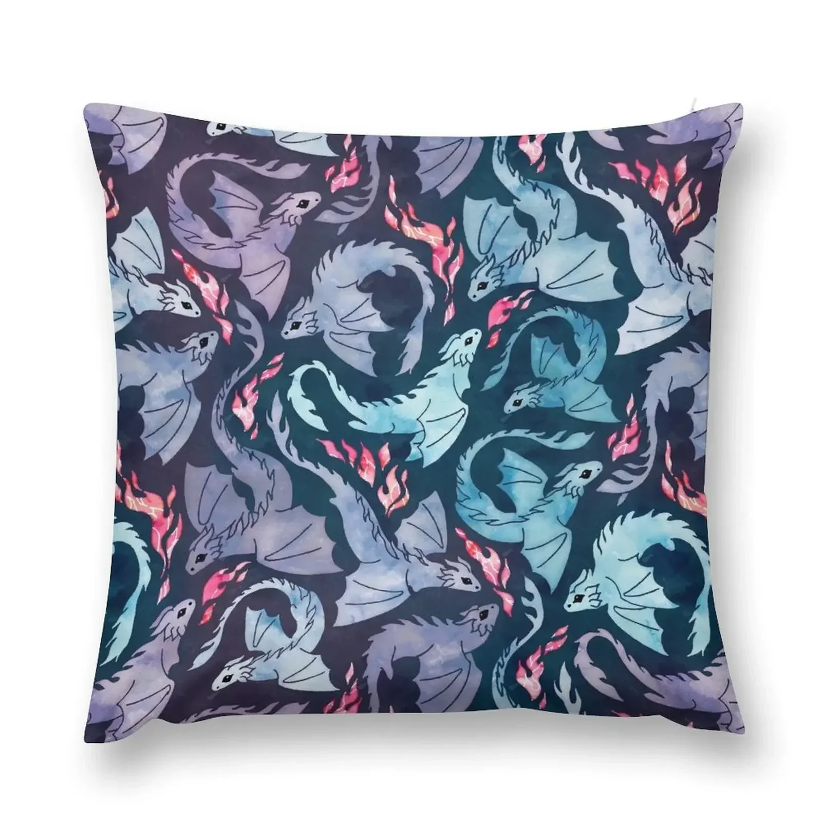 Dragon fire dark turquoise and purple Throw Pillow Throw Pillow Covers autumn pillowcase Ornamental Pillow
Dragon fire dark turquoise and purple Throw Pillow Throw Pillow Covers autumn pillowcase Ornamental Pillow