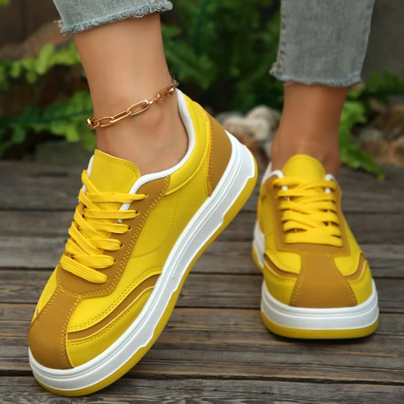 Women Sneakers Woman Spring Autumn Fashion Mixed Color Sports Shoes Women Platform Lace Up Vulcanize Shoes Female Shoes Sneakers
Women Sneakers Woman Spring Autumn Fashion Mixed Color Sports Shoes Women Platform Lace Up Vulcanize Shoes Female Shoes Sneakers