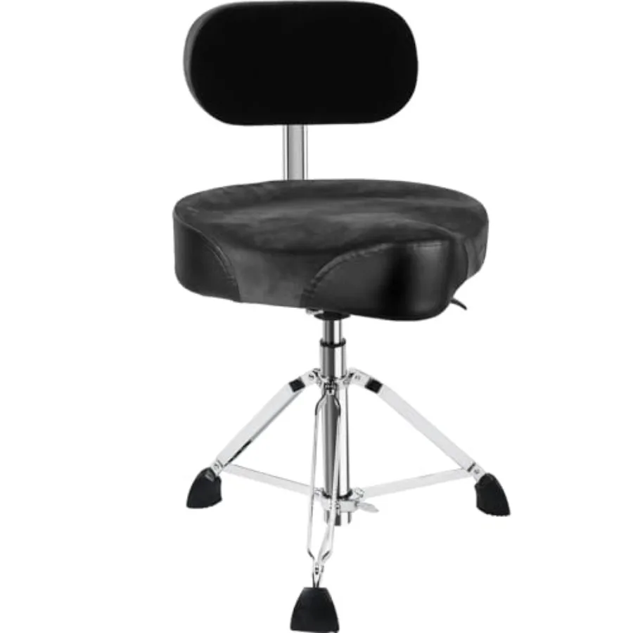 Saddle Drum Throne with Backrest, Hydraulic Drum Throne, Heavy Duty Drum Seat, Height Adjustable Suede Drum Chair, Motorcycle S
Saddle Drum Throne with Backrest, Hydraulic Drum Throne, Heavy Duty Drum Seat, Height Adjustable Suede Drum Chair, Motorcycle S