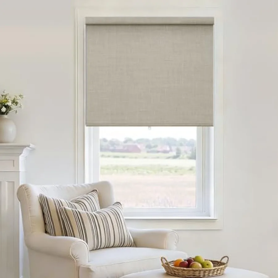 100% out Roller Shades Cordless Blinds for Windows Free-Stop Thermal Insulated Out Linen Roller Shades Blinds for Bedroom Livin
100% out Roller Shades Cordless Blinds for Windows Free-Stop Thermal Insulated Out Linen Roller Shades Blinds for Bedroom Livin