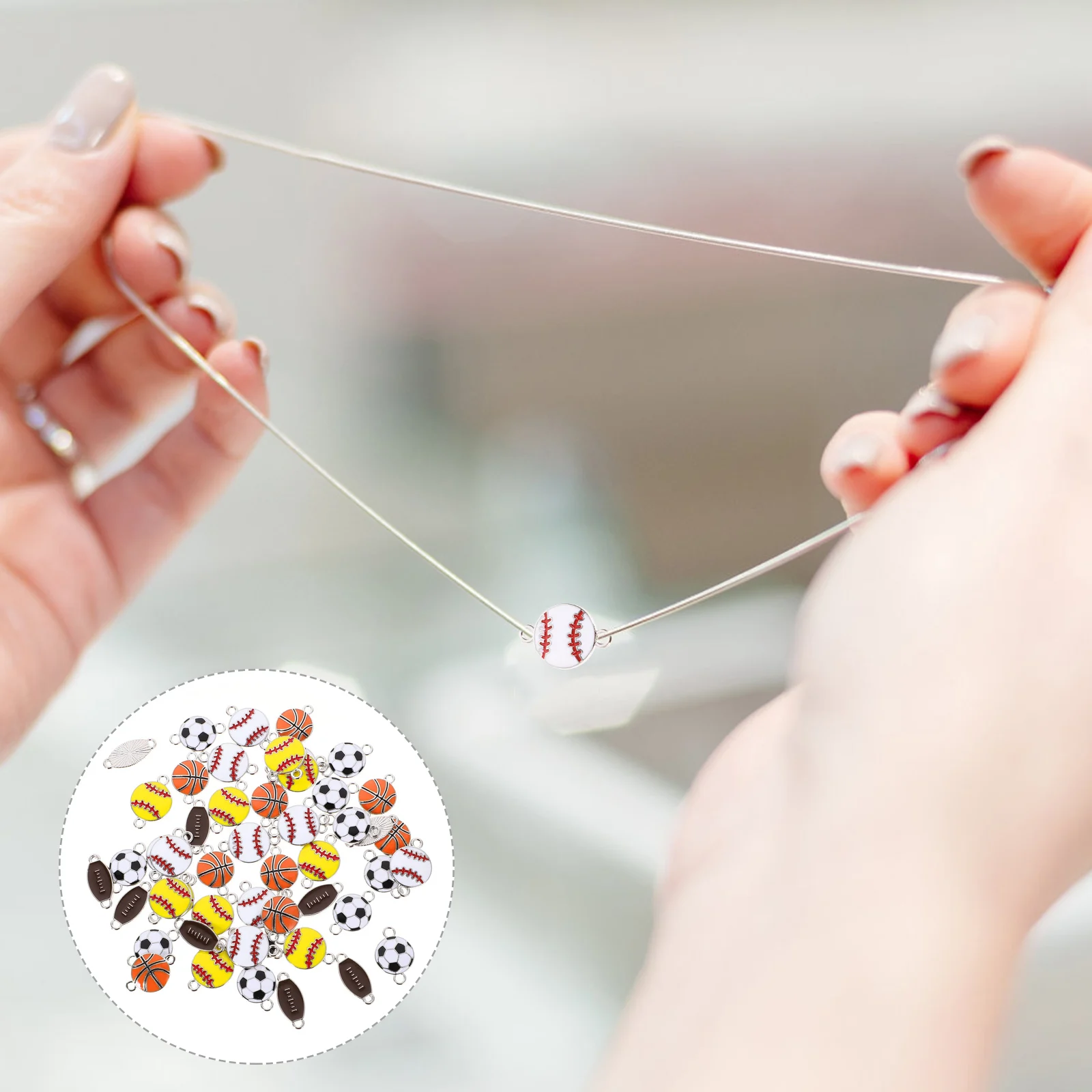 Ball Pendant Pendants for Jewelry Making Charm Necklace Charms Aesthetic Sport Theme Bracelets
Ball Pendant Pendants for Jewelry Making Charm Necklace Charms Aesthetic Sport Theme Bracelets