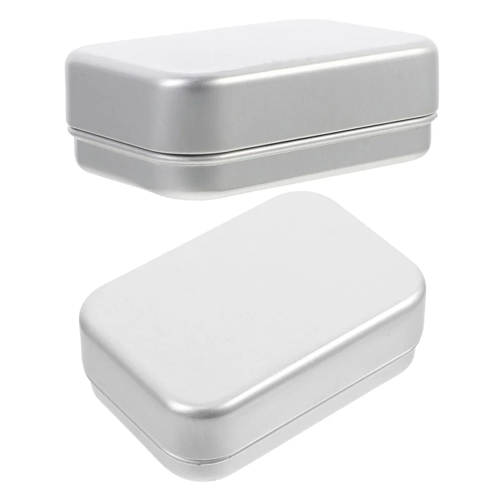 2Pcs Large Aluminum Soap Box Rectangular Soap Dish Lid Self Draining Portable Metal Tin Case Travel Bathroom Tin Boxes
2Pcs Large Aluminum Soap Box Rectangular Soap Dish Lid Self Draining Portable Metal Tin Case Travel Bathroom Tin Boxes