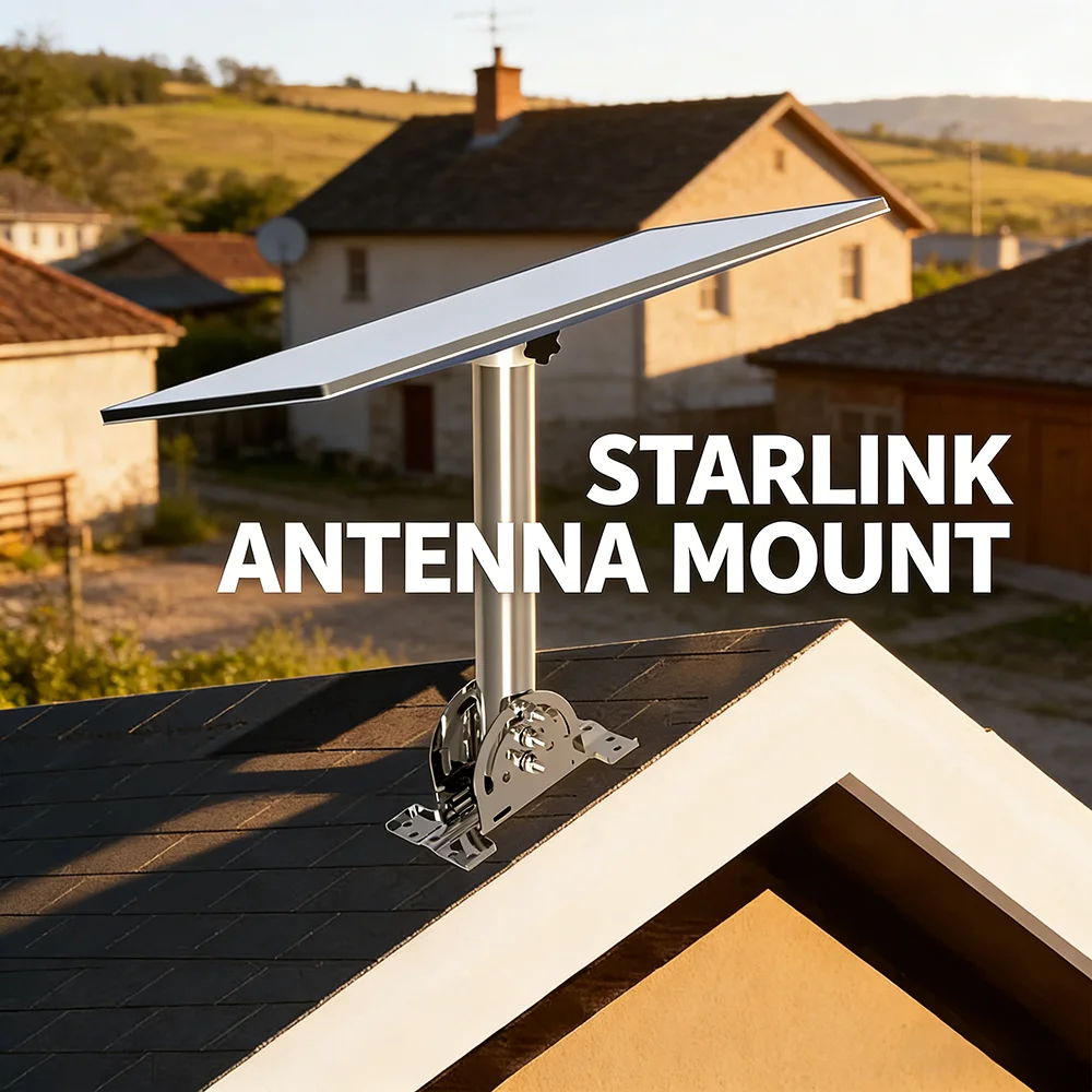 Для Starlink V3 настенный сверхмощный поворотный кронштейн антенны на крыше, совместимый с установным комплектом Starlink и антенной Gen V3
Для Starlink V3 настенный сверхмощный поворотный кронштейн антенны на крыше, совместимый с установным комплектом Starlink и антенной Gen V3