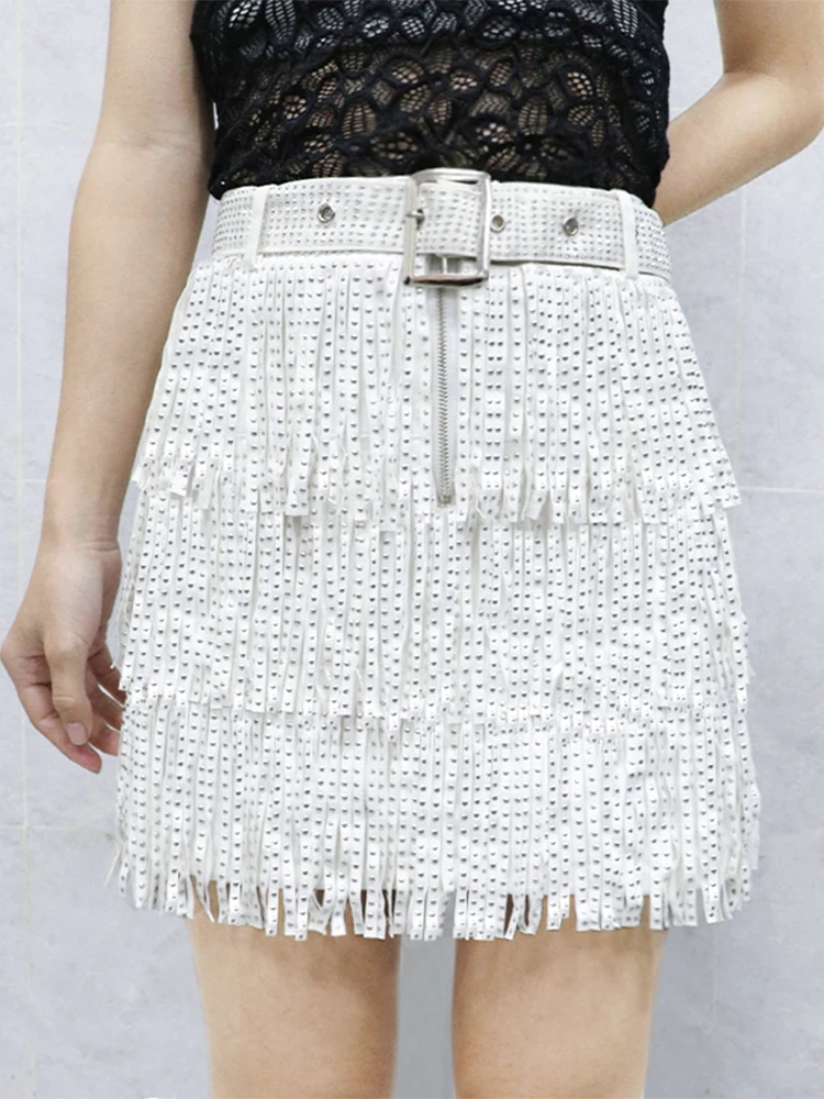New 2025 Glitzy Tassel Trim Heavy Rhinestone Embellied Multi-Layer Cake Skirt A-Line Skirt High Waist Denim Skirt
New 2025 Glitzy Tassel Trim Heavy Rhinestone Embellied Multi-Layer Cake Skirt A-Line Skirt High Waist Denim Skirt