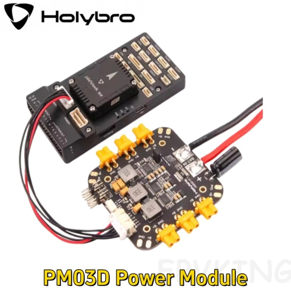 Holybro PM03D Power Module Power Distribution Board for Pixhawk 6X Flight Control RC Multirotor Drone
