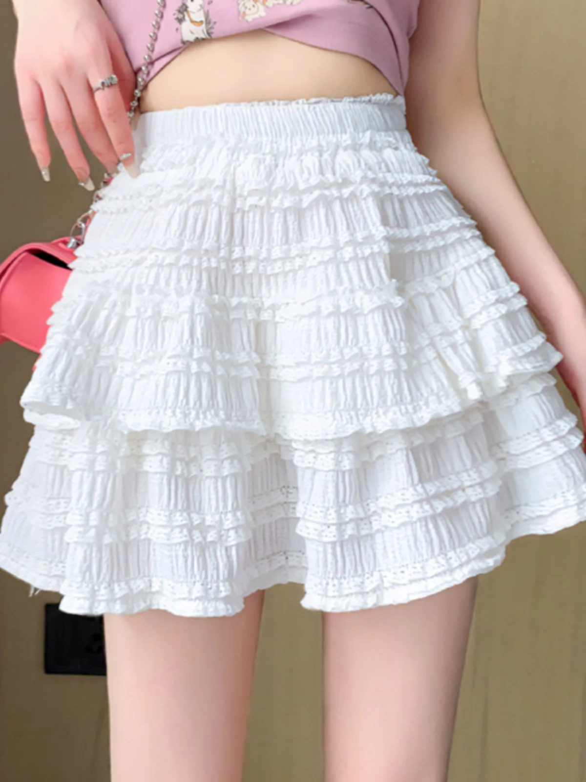Summer New Women's High Waist A-Line Skirt Puffy Cake Skirt Anti-Light Walking Korean Style Commute Short Skirt Pure Color
Summer New Women's High Waist A-Line Skirt Puffy Cake Skirt Anti-Light Walking Korean Style Commute Short Skirt Pure Color