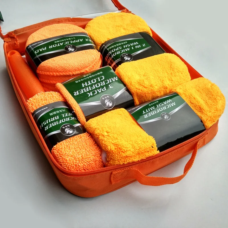 9pcs Car Wash Cleaning Kits Microfiber Auto Detailing Washing Tools Towels Brush Sponge Wash Glove Polish Care Applicator Pads
9pcs Car Wash Cleaning Kits Microfiber Auto Detailing Washing Tools Towels Brush Sponge Wash Glove Polish Care Applicator Pads