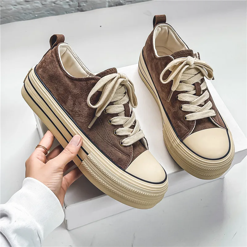 2025New Comfortable Casual Thick-Soled Faux Suede Student Trend Shoes High-Quality Men's Shoes
2025New Comfortable Casual Thick-Soled Faux Suede Student Trend Shoes High-Quality Men's Shoes