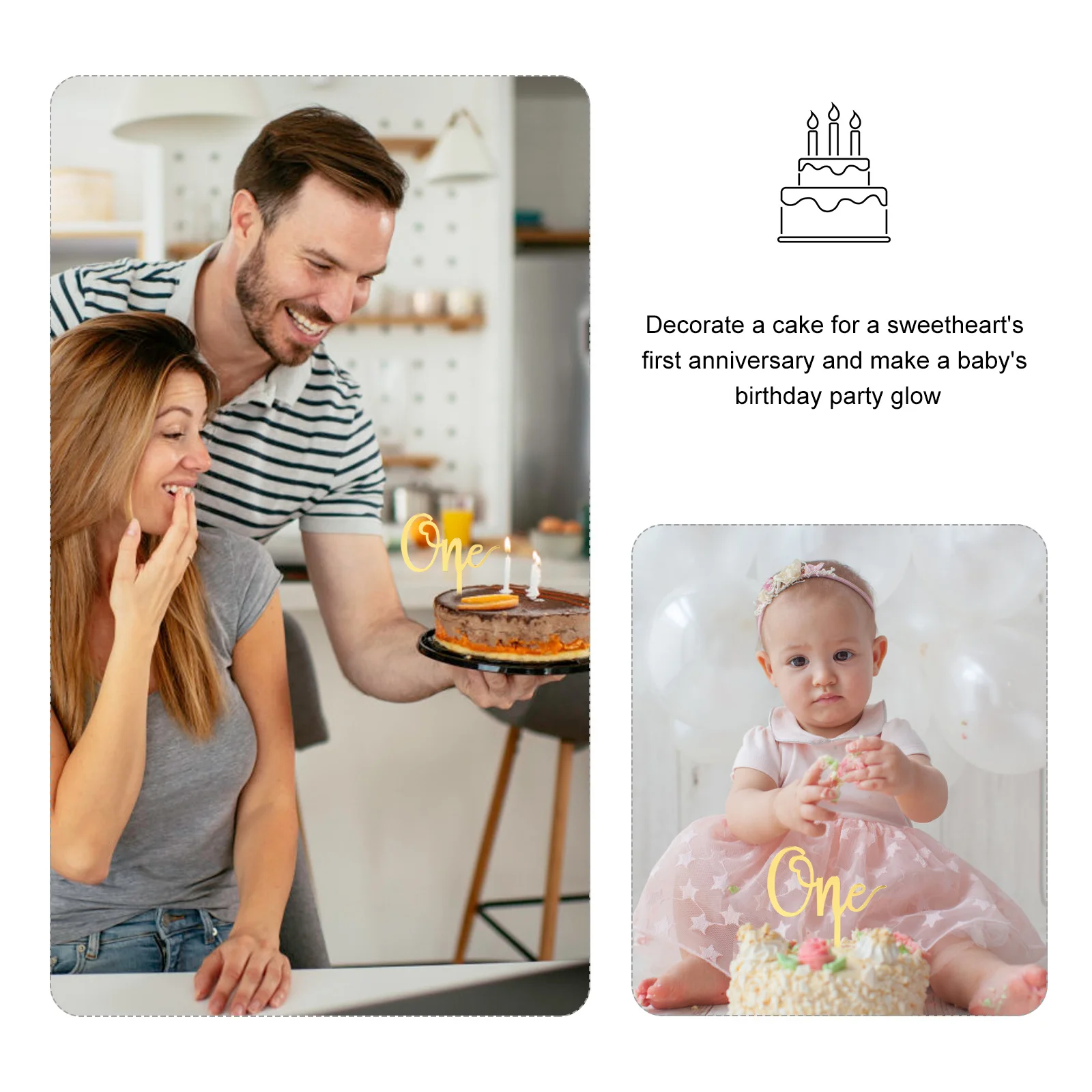 10Pcs Acrylic One Letter Birthday Cake Picks Cake Insert Topper Party Supplies First Birthday Anniversary Decoration
10Pcs Acrylic One Letter Birthday Cake Picks Cake Insert Topper Party Supplies First Birthday Anniversary Decoration