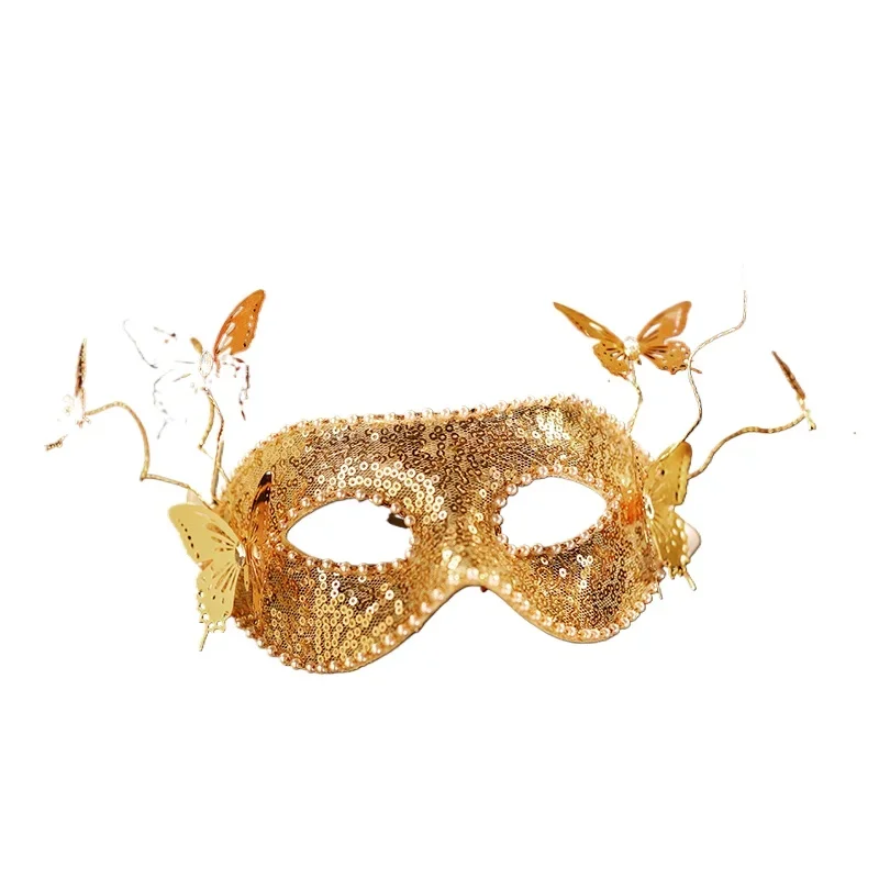 Butterfly sequined mask half-faced woman performs costume mask eye mask masquerade party props
Butterfly sequined mask half-faced woman performs costume mask eye mask masquerade party props