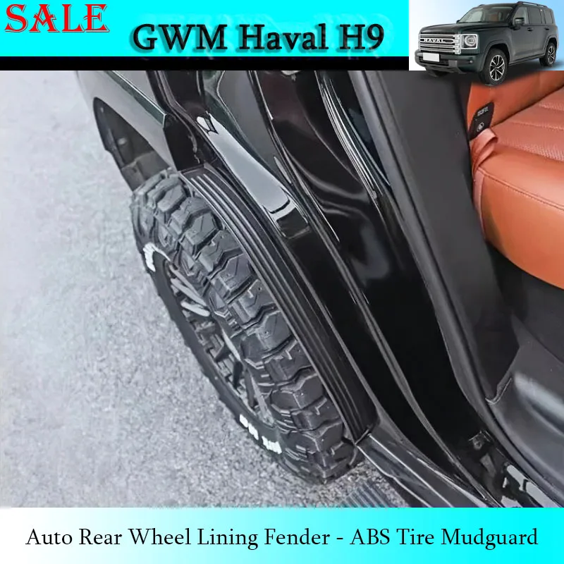 Fit for GWM Haval H9 2024 Auto Rear Wheel Lining Fender - ABS Tire Mudguard Auto Lining Fender Exterior Protective Components
Fit for GWM Haval H9 2024 Auto Rear Wheel Lining Fender - ABS Tire Mudguard Auto Lining Fender Exterior Protective Components