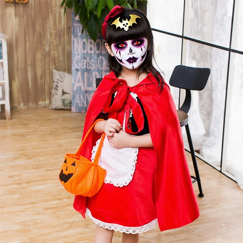 2-12Y Girl Little Red Riding Hood Cosplay Costume Halloween Fairy Tale Costume Witch Dresses for Girls Carnival Party Clothes
2-12Y Girl Little Red Riding Hood Cosplay Costume Halloween Fairy Tale Costume Witch Dresses for Girls Carnival Party Clothes