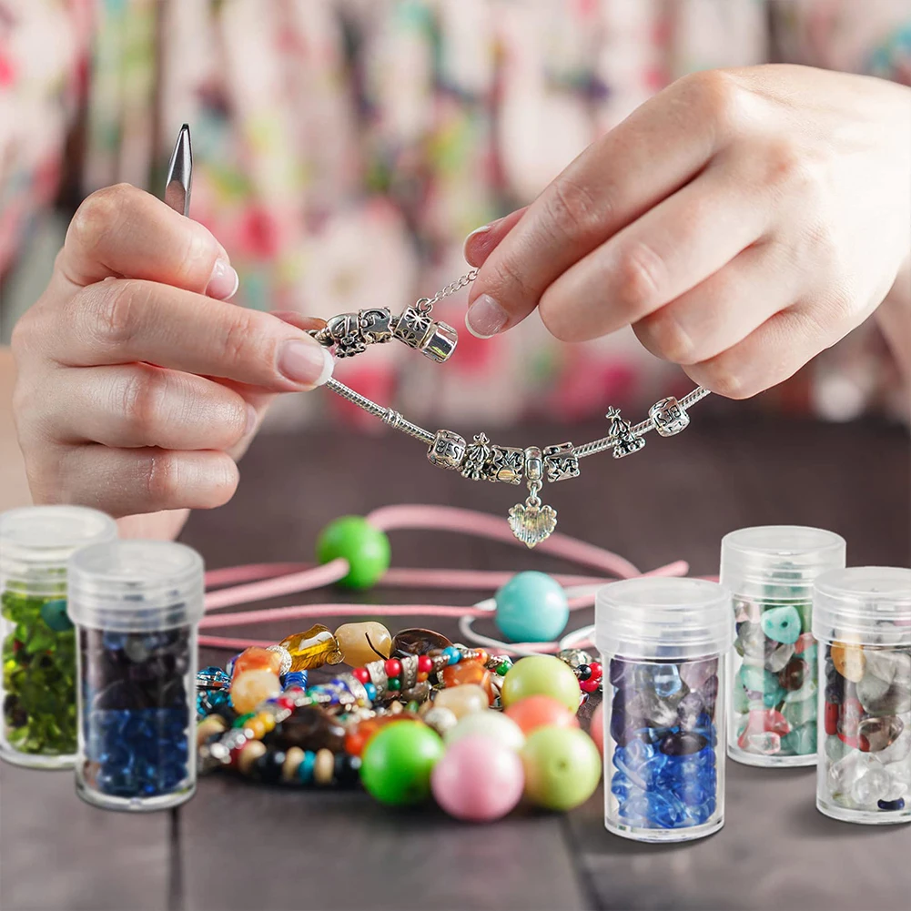 Clear Plastic Diamond Painting Storage Box- 24/48/60 PCS Round Jars W/ Organizer Case Easy View Portable Cross Stitch Accessory
Clear Plastic Diamond Painting Storage Box- 24/48/60 PCS Round Jars W/ Organizer Case Easy View Portable Cross Stitch Accessory