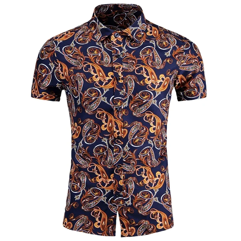 Винтажная одежда, мужской топ 2026, летние рубашки с цветочным принтом пейсли, большие размеры, с коротким рукавом, Camisas Masculino, сорочка в стиле кантри, мужская рубашка
Винтажная одежда, мужской топ 2026, летние рубашки с цветочным принтом пейсли, большие размеры, с коротким рукавом, Camisas Masculino, сорочка в стиле кантри, мужская рубашка