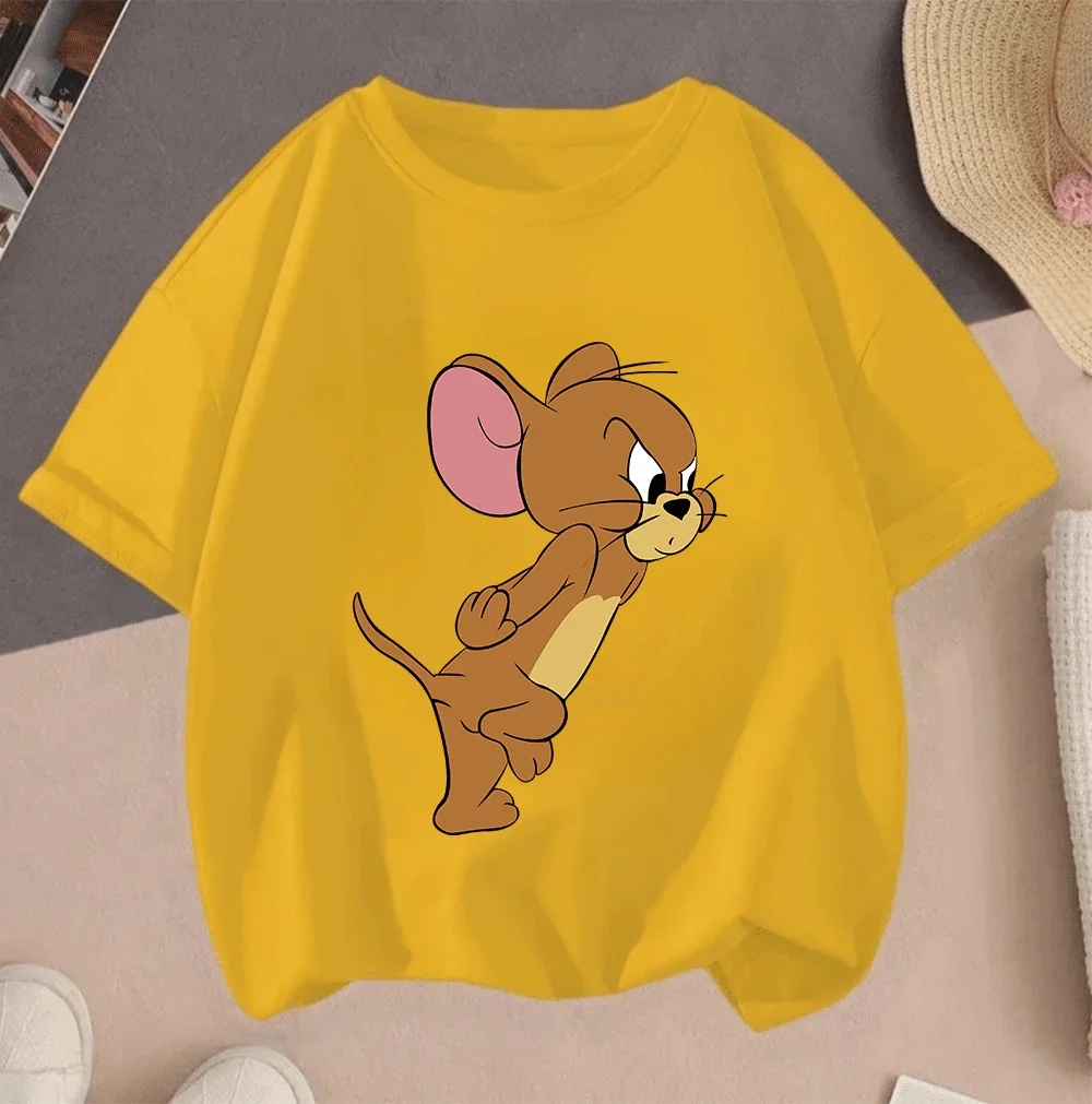 Hot Sale Casual Summer Short Sleeve Tom And Jerry Tees Cartoon 2D Print 2026 For Teenagers Children Boys Girls
Hot Sale Casual Summer Short Sleeve Tom And Jerry Tees Cartoon 2D Print 2026 For Teenagers Children Boys Girls