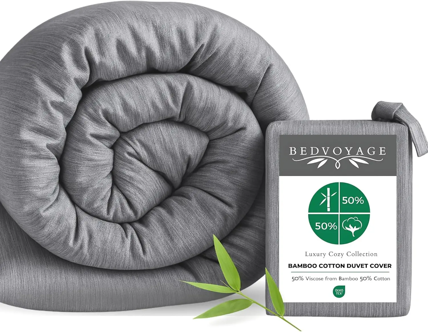 All Season Duvet Cover 108x94, Viscose Bamboo Cotton Blend Breathable Comforter Cover with Corner Ties & Button Closure
All Season Duvet Cover 108x94, Viscose Bamboo Cotton Blend Breathable Comforter Cover with Corner Ties & Button Closure