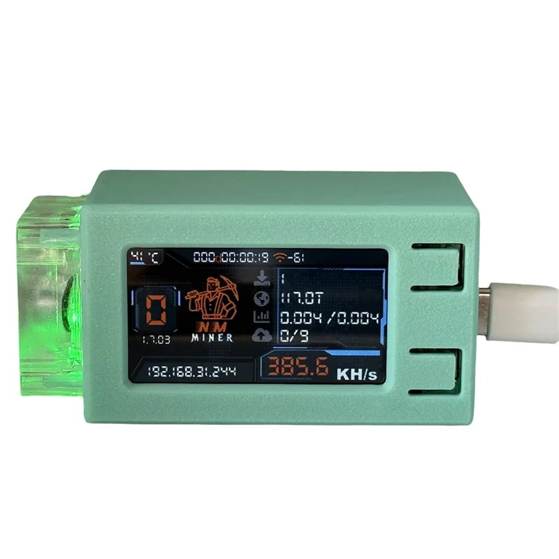 ABT-Nerdminer V2 Pro Max 390KH/S Solo Lottery Miner BTC Miner Nerd Miner Bitcoin Crypto Miner Nmminer With RGB Cool Fan 
ABT-Nerdminer V2 Pro Max 390KH/S Solo Lottery Miner BTC Miner Nerd Miner Bitcoin Crypto Miner Nmminer With RGB Cool Fan