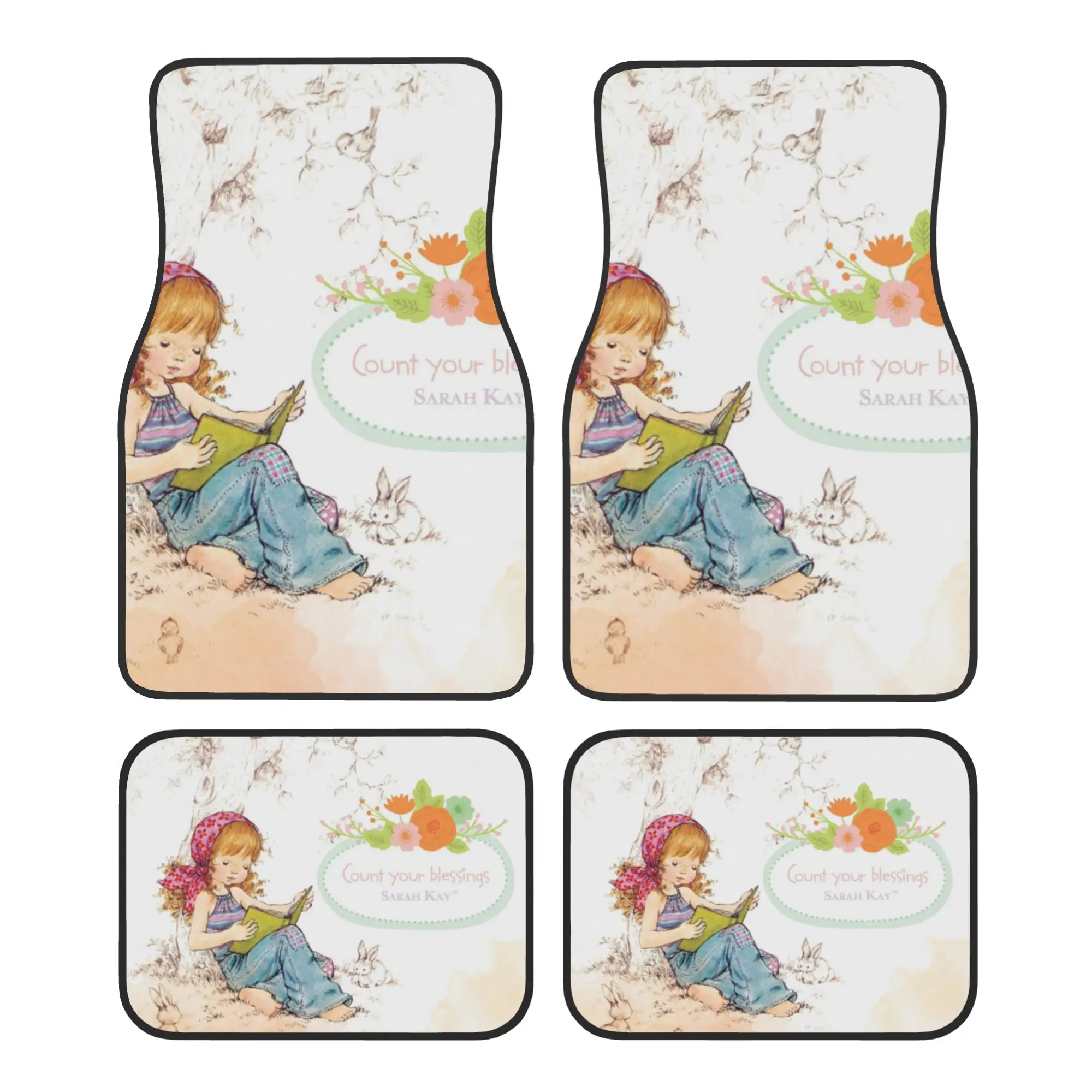 Animation Sarah Kay 4PCS Crystal Velvet Car Floor Mats Set Universal Front Rear Foot Mats Car Interior Floor Protection Mat
Animation Sarah Kay 4PCS Crystal Velvet Car Floor Mats Set Universal Front Rear Foot Mats Car Interior Floor Protection Mat
