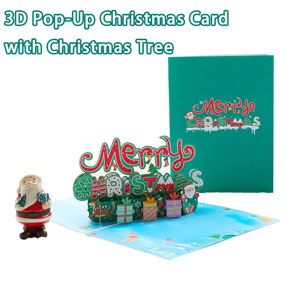 2pcs 3D Pop UP Christmas Tree Cards Merry Christmas Cards Winter Gift Creative Greeting Card New Year Santa Greeting Cards
2pcs 3D Pop UP Christmas Tree Cards Merry Christmas Cards Winter Gift Creative Greeting Card New Year Santa Greeting Cards