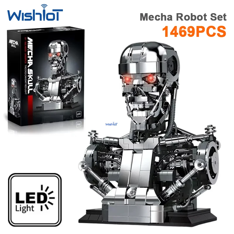DK4010 1469PCS Mecha Robot Building Blocks Skeleton Mechanical Linkage Bricks With Light Educational Toys For Boys Gift
DK4010 1469PCS Mecha Robot Building Blocks Skeleton Mechanical Linkage Bricks With Light Educational Toys For Boys Gift
