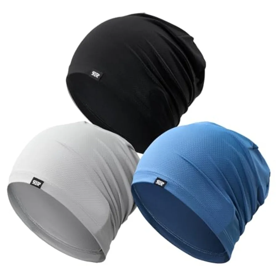 QINGLONGLIN 3Pcs Cooling Skull Cap for Men Women-Lightweight Breathable Beanie Hat, Thin Quick Dry Running Cap for Cycling
QINGLONGLIN 3Pcs Cooling Skull Cap for Men Women-Lightweight Breathable Beanie Hat, Thin Quick Dry Running Cap for Cycling