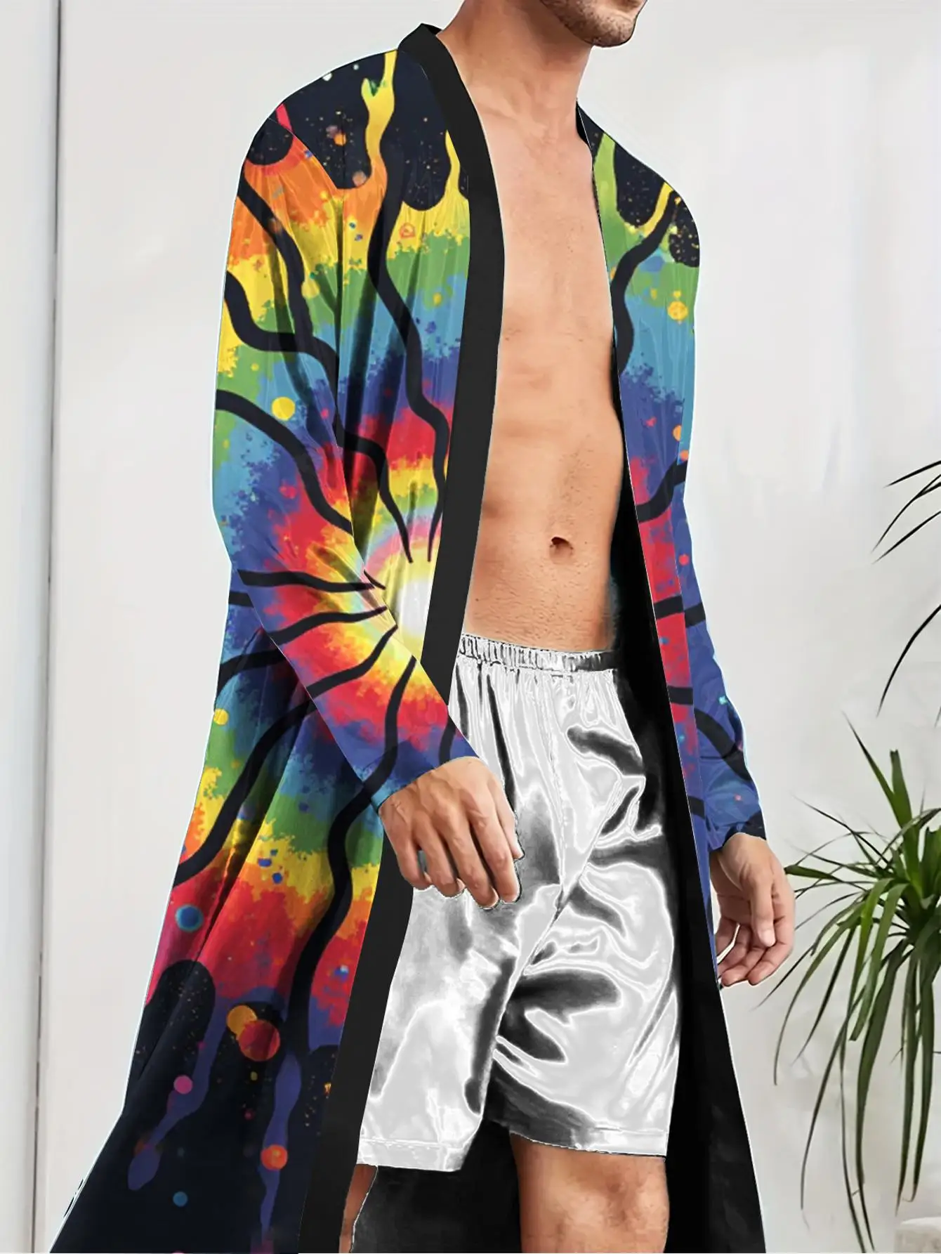 1pc Men'S Robes 2026 Spring/Summer 3D Printed Polyester Bathrobe Sleepwear Bath Robe Nightie for Men Sleepwear Graphic
1pc Men'S Robes 2026 Spring/Summer 3D Printed Polyester Bathrobe Sleepwear Bath Robe Nightie for Men Sleepwear Graphic