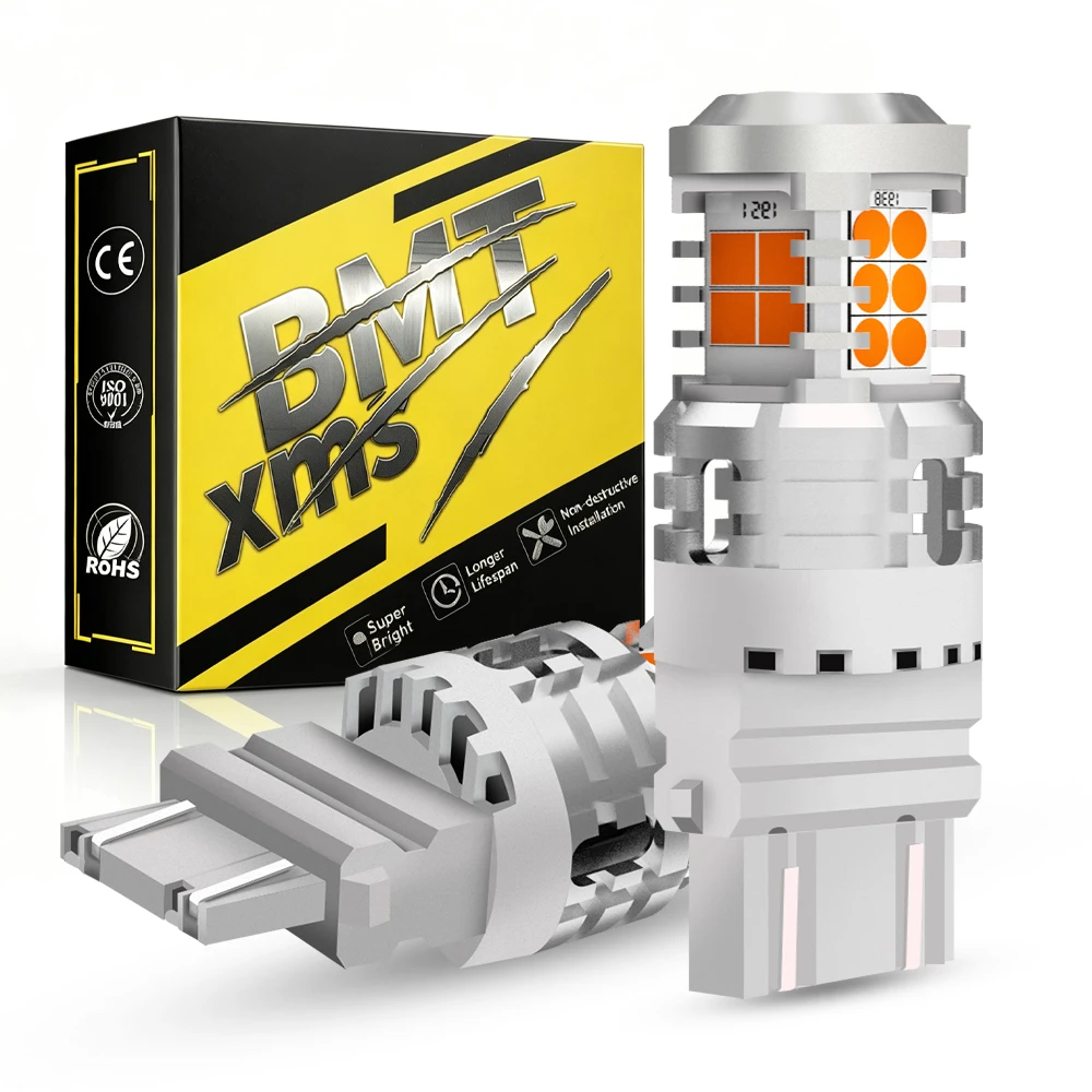 BMTxms T25 P27/7W 3157 LED Bulbs Canbus DRL Lamp Turn Signal Light Indicator Bulb For Dodge Journey Charger Caliber Ford Focus
BMTxms T25 P27/7W 3157 LED Bulbs Canbus DRL Lamp Turn Signal Light Indicator Bulb For Dodge Journey Charger Caliber Ford Focus