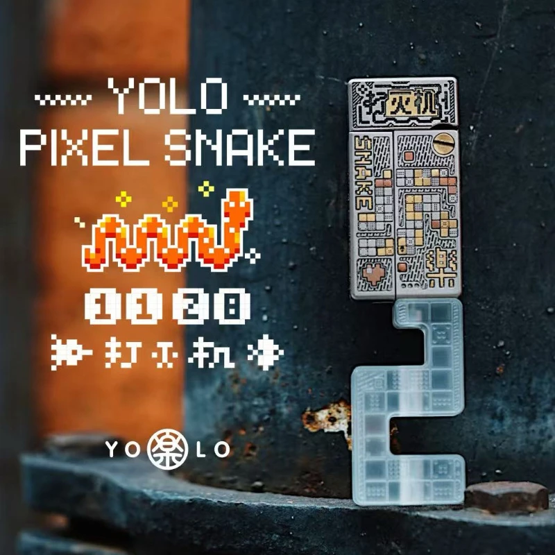 YOLO EDC Shooting Machine Titanium Alloy Carved Snake Game Fingertip Card Push Desktop Stress Relief Toy
YOLO EDC Shooting Machine Titanium Alloy Carved Snake Game Fingertip Card Push Desktop Stress Relief Toy
