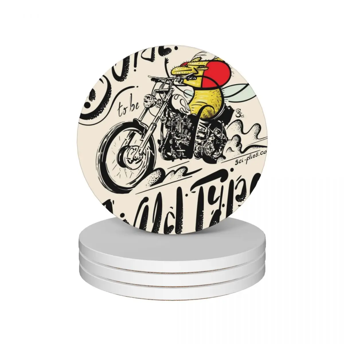Born to be Wild Type (Light Background) Ceramic Coasters (Set of 4) tea cup holders christmas tea Coasters
Born to be Wild Type (Light Background) Ceramic Coasters (Set of 4) tea cup holders christmas tea Coasters
