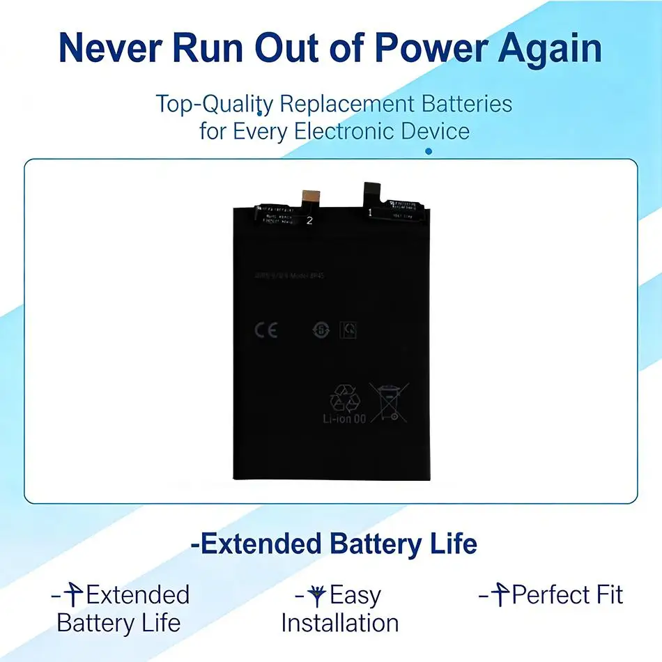 Аккумулятор для мобильного телефона Xiaomi MI 12 Pro Mi12, 4600 мАч, высокая эффективность, надежный источник питания BP45
Аккумулятор для мобильного телефона Xiaomi MI 12 Pro Mi12, 4600 мАч, высокая эффективность, надежный источник питания BP45