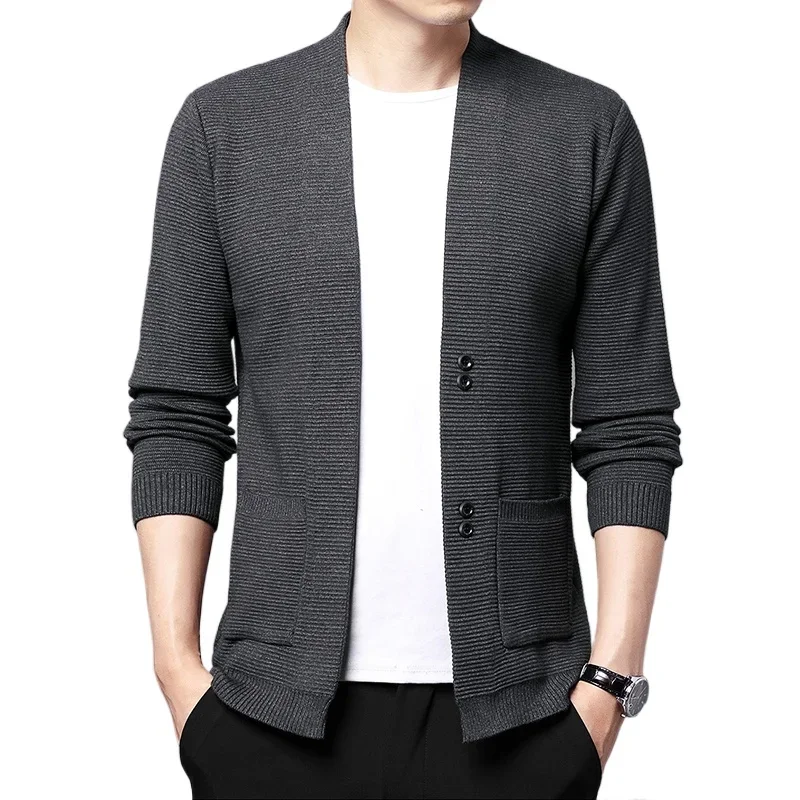 Spring and Autumn New Men's Knitted Sweaters High Quality Casual Versatile Loose Sweater Cardigan Jacket
Spring and Autumn New Men's Knitted Sweaters High Quality Casual Versatile Loose Sweater Cardigan Jacket
