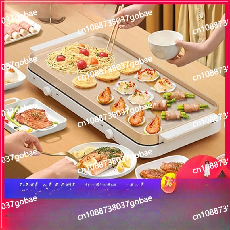 Electric baking pan Household multi-functional electric baking pan Barbecue pan is smoke-free and non-stick
Electric baking pan Household multi-functional electric baking pan Barbecue pan is smoke-free and non-stick