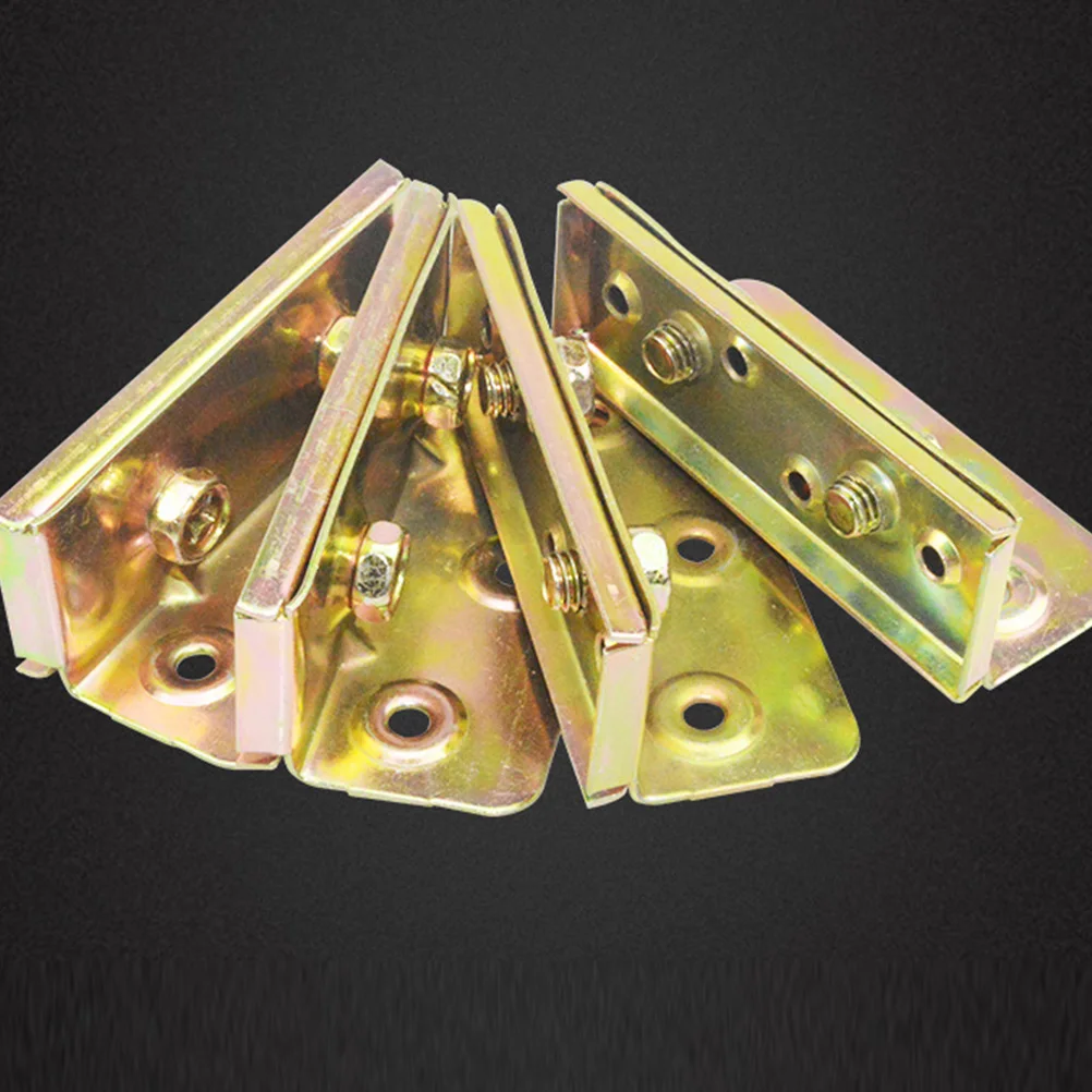4pcs Bed Hinge Wooden Furniture Connectors Smooth Surface Strong Capacity Fix Seam Bed Rails Headboard Furniture Parts
4pcs Bed Hinge Wooden Furniture Connectors Smooth Surface Strong Capacity Fix Seam Bed Rails Headboard Furniture Parts