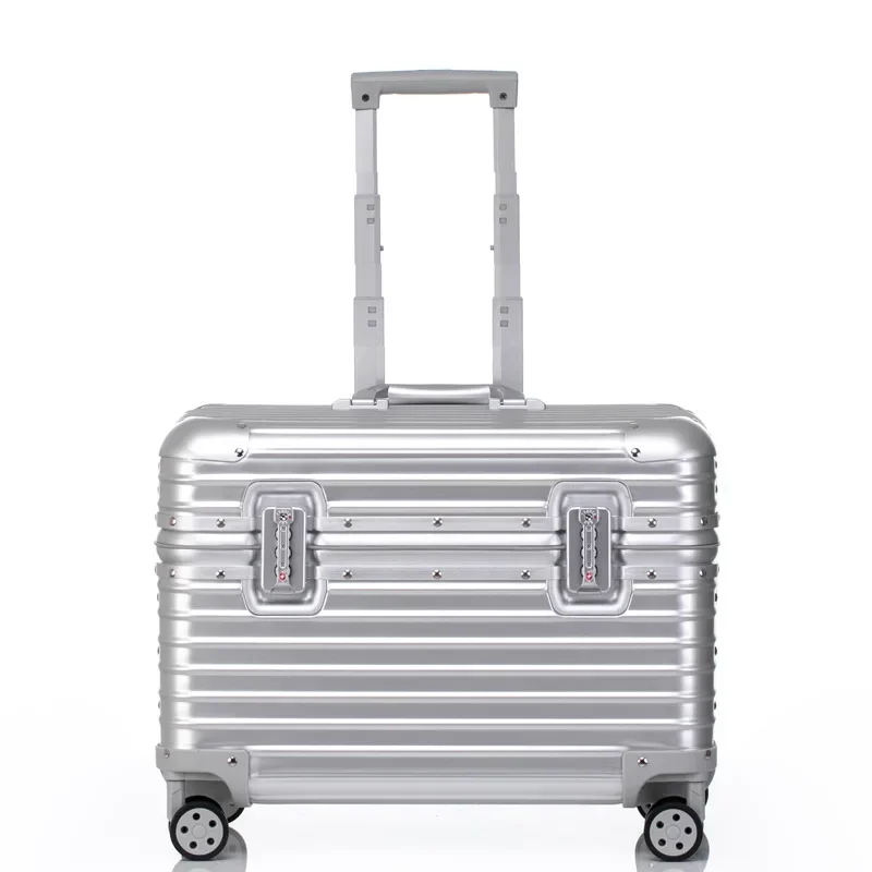 18/20/22/24 inch Aluminum Magnesium Alloy Suitcase Universal Wheel Luggage Photography Trolley Case Camera Case Boarding Box
18/20/22/24 inch Aluminum Magnesium Alloy Suitcase Universal Wheel Luggage Photography Trolley Case Camera Case Boarding Box