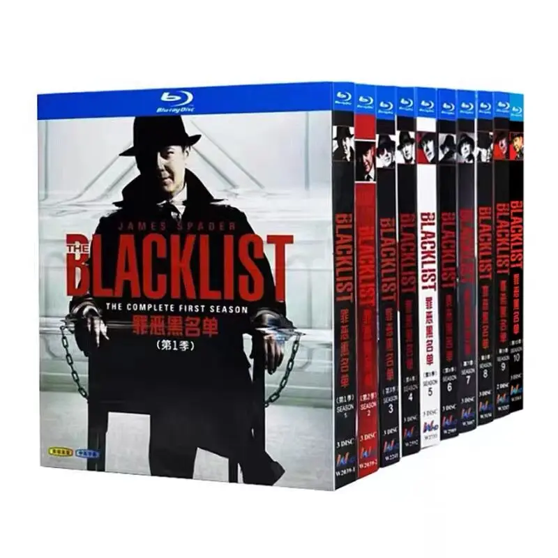 «Черный список»: Сезоны 1-10, Blu-ray, высокое разрешение, американский телесериал, набор BD-дисков в коробке
«Черный список»: Сезоны 1-10, Blu-ray, высокое разрешение, американский телесериал, набор BD-дисков в коробке