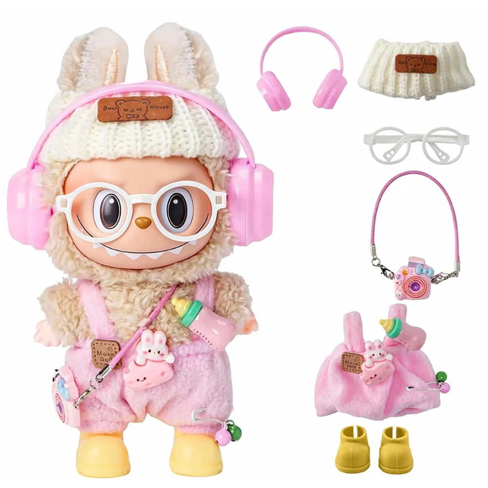Lububu Clothes/Lububu Outfits,Clothes Set for Lububu 17cm Doll,3 Piece Set Hat Clothing for labubu,Labubu Clothing
Lububu Clothes/Lububu Outfits,Clothes Set for Lububu 17cm Doll,3 Piece Set Hat Clothing for labubu,Labubu Clothing